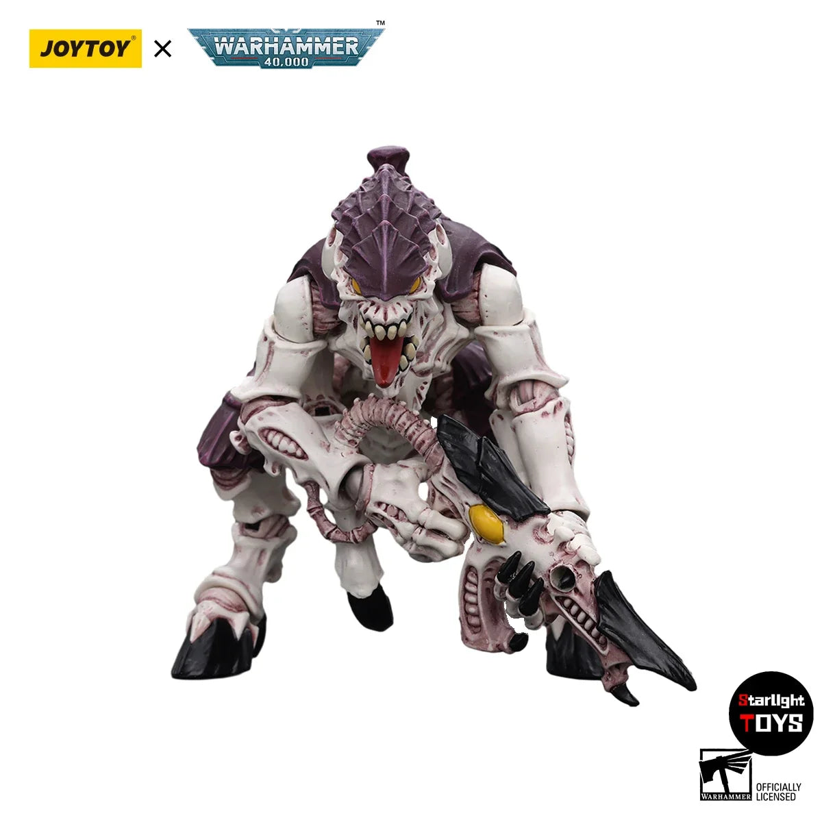 JOYTOY 1/18 Action Figure Warhammer 40K Tyranids Hive Fleet Leviathan Termagant with Fleshborer Model Toy Gifts
