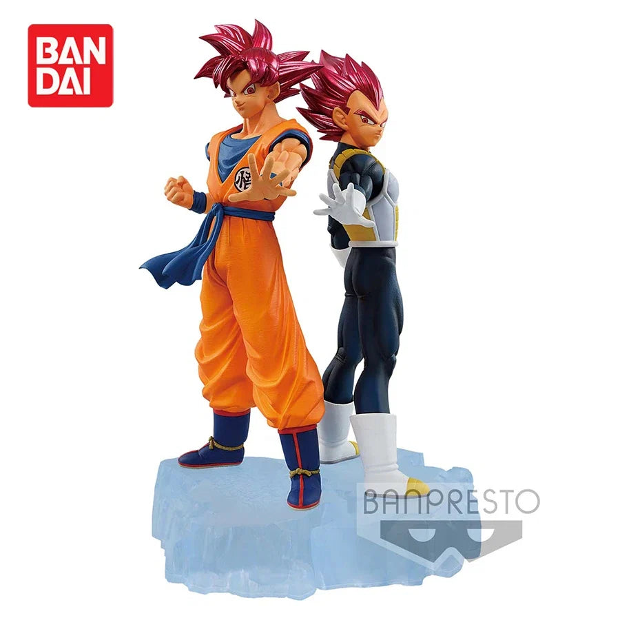 Original Bandai Banpresto Dragon Ball Super Saiyan Goku Vegeta Frieza Videl Anime Figur Action Collection Model Toys In Stock