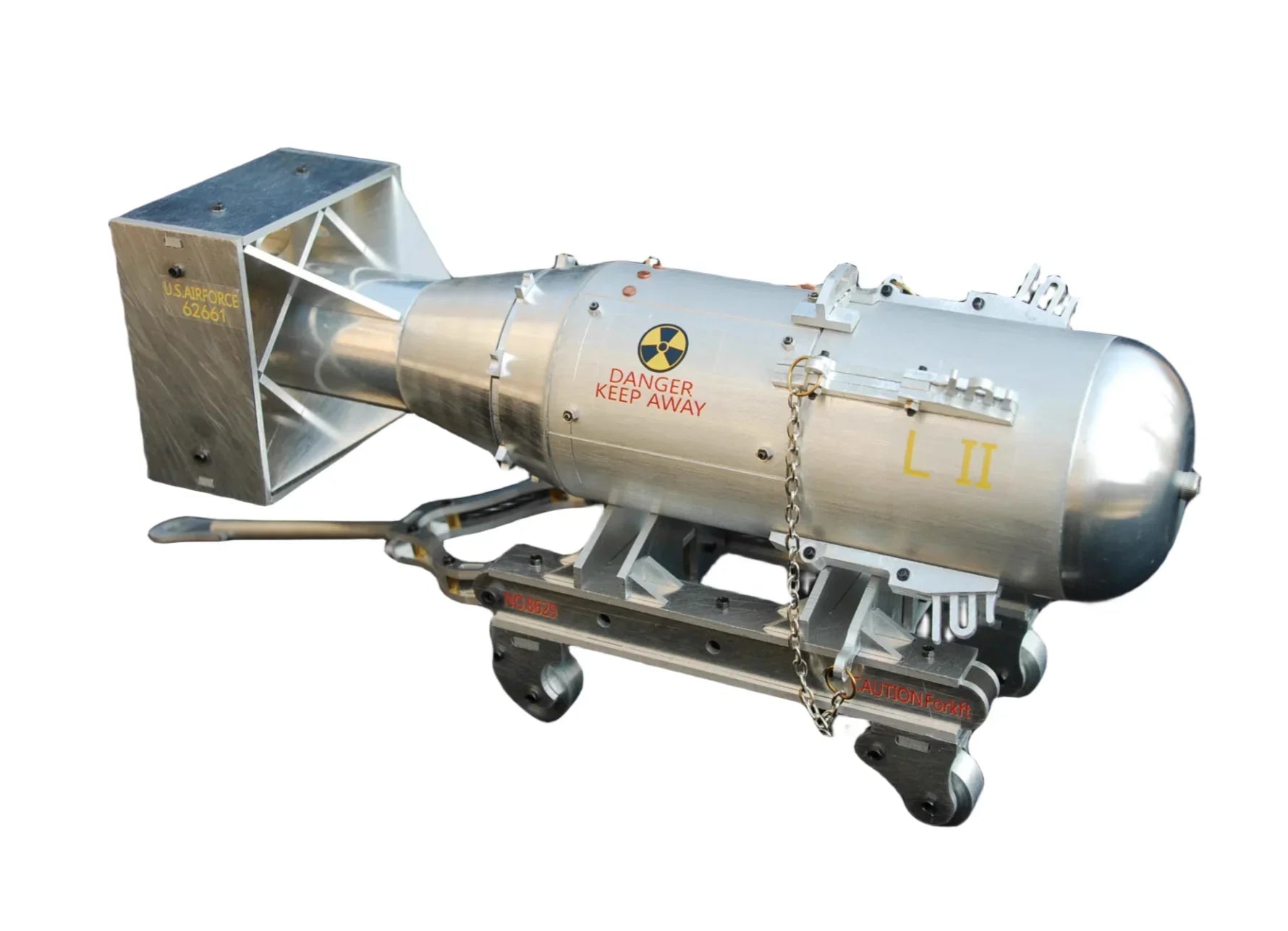 1/12 WWII Amerikanische "Little Boy" Atombomben Metallmodellbausatz 3D Puzzle Metallmodell Militär DIY Montagespielzeug für Erwachsene Geschenk
