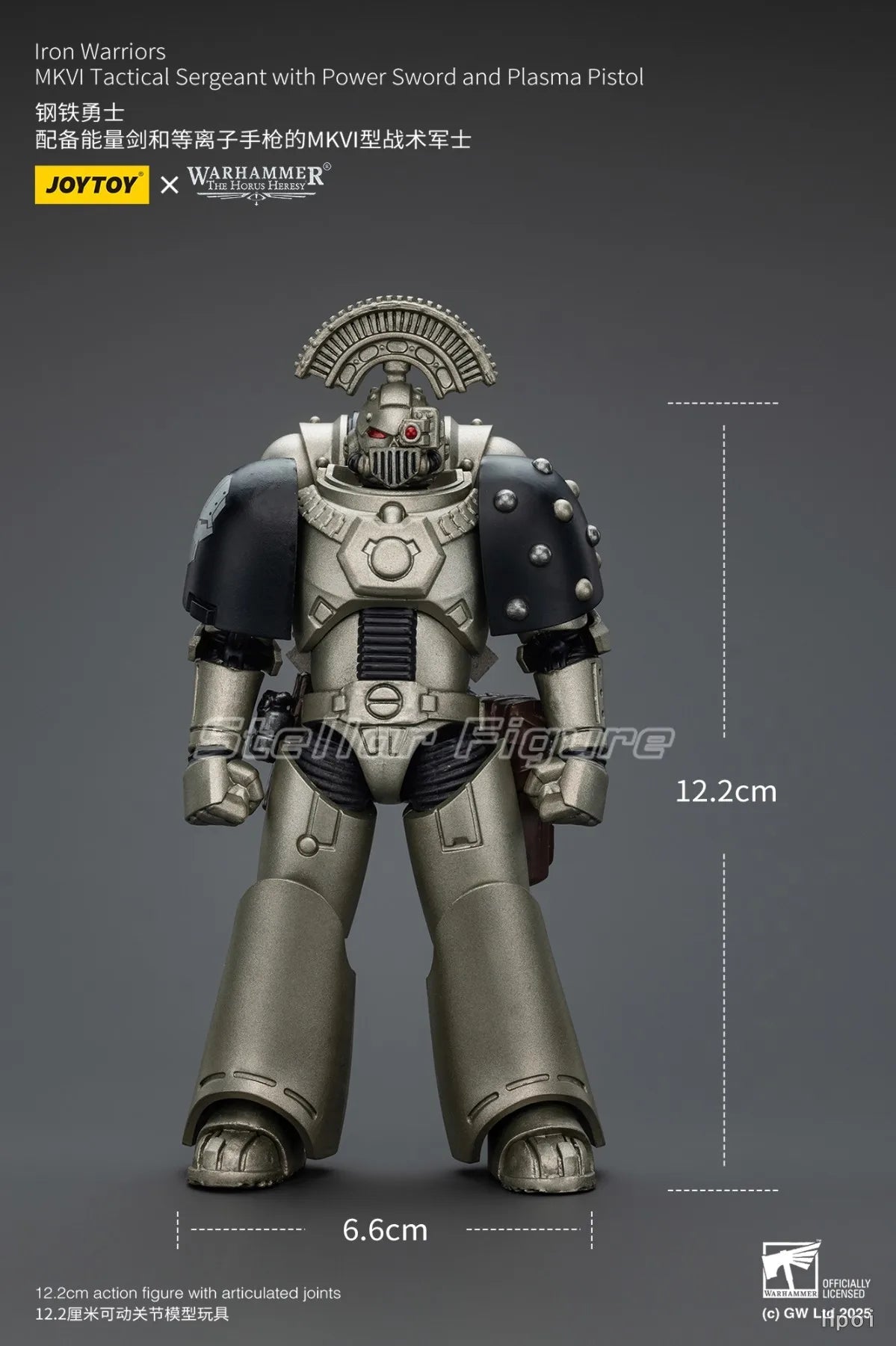【SF】JOYTOY 1/18 Action Figure Ultramarines Legion Mklll Tactical Squad Sergeant with Power Sword Model Toys Gifts Collection
