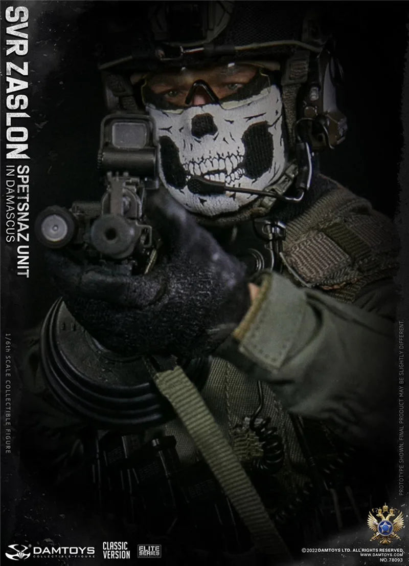 In Stock DAMTOYS 78093 1/6 Russiam SVR Zaslon in Damascus Soldier Figure Classic Ver. 12'' Male Action Figure Doll Full Set Toy