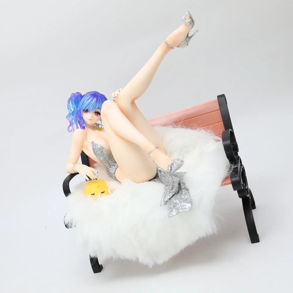 Anime Figure Azur Lane  Lying On A Chair Uss St. Louis Model Collect Ornaments Toys Pvc 21cm Gifts