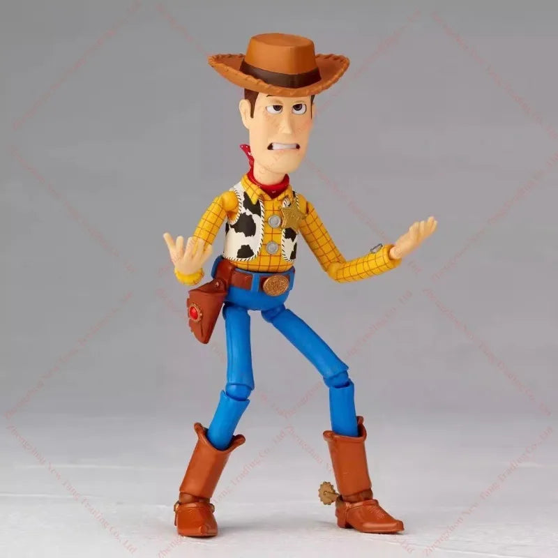 Original KAIYODO Revoltech TOY STORY Woody Ver.2.0 In Stock Anime Action Collection Figures Model Toys