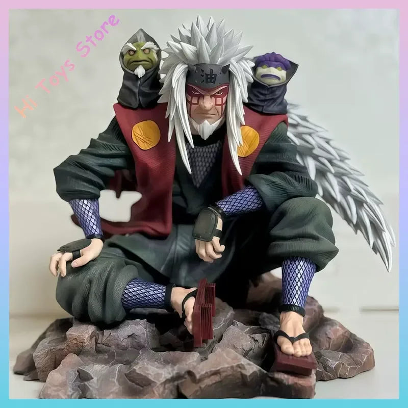 16cm Mount Myoboku Action Figure Sitting Posture Jiraiya Model Statue Ornament Children Toys Birthday Gift