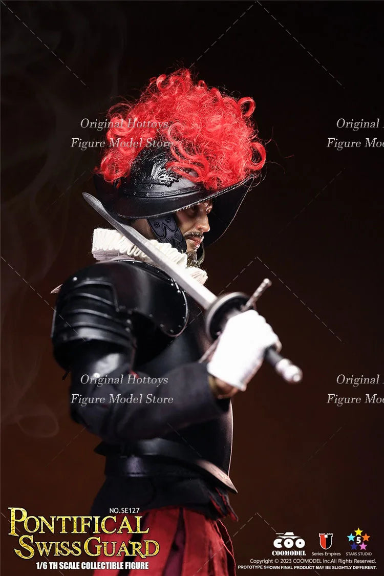 COOMODEL SE126/SE128 SE129 1/6 Scale Male Soldier Imperial Series Swiss Papal Guard Full Set 12-inch Action Figure Model