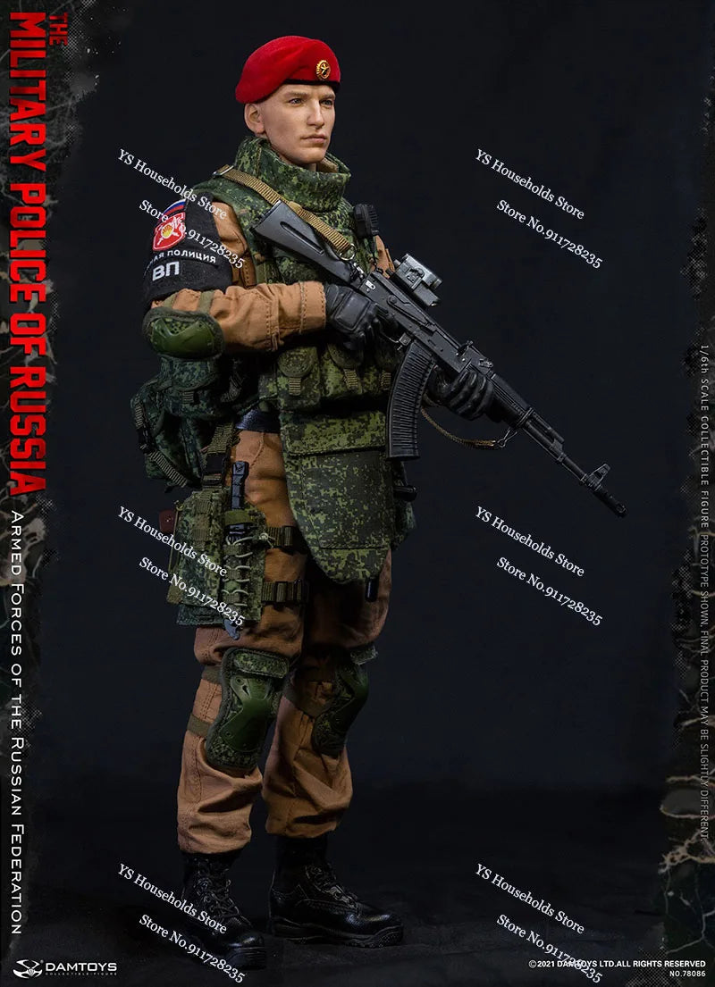 DAMTOYS DAM 78086 1/6 Armed Forces of the RUSSIAN MILITARY POLICE Man Soldier Model Delicate 12" Full Set Hobby Action Figure