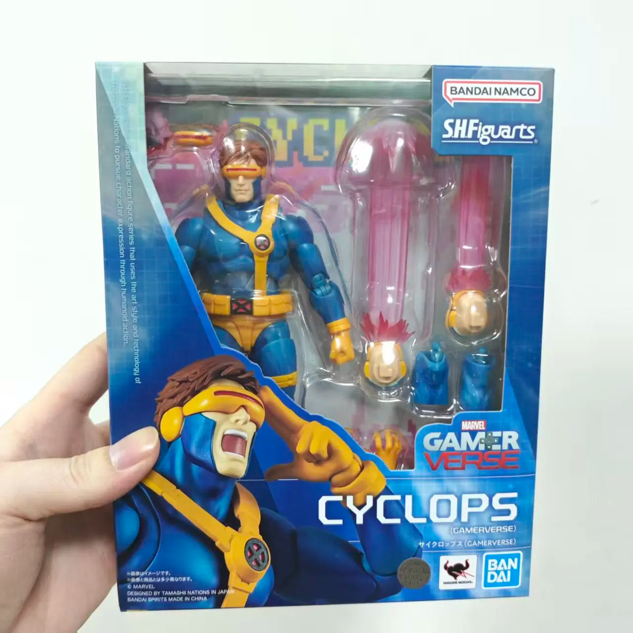 BANDAI Scott Summers Anime Action Figures Super Hero Model Figurine Original Figuarts Decoration Collection Toys