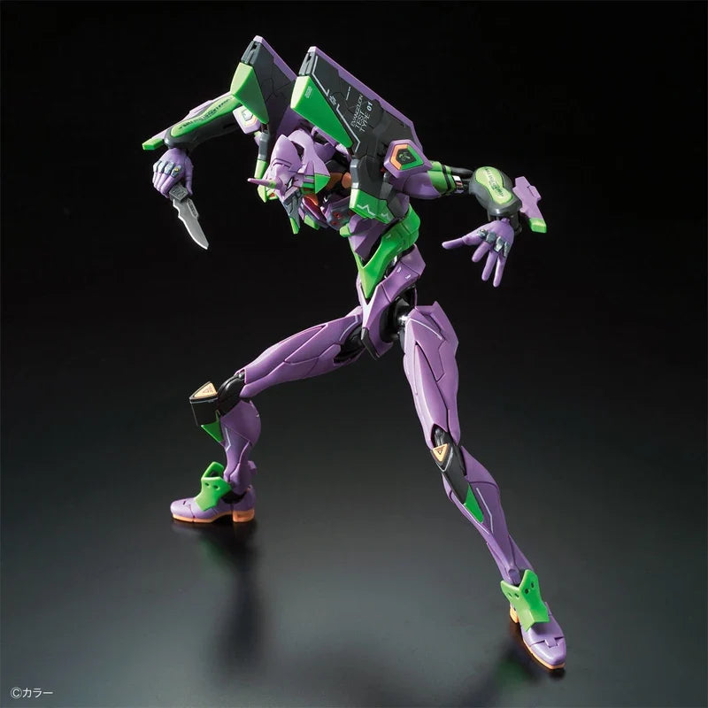 Bandai Original Genuine Figure Evangelion Model Kit RG 1/144 UNIT-01 Collection Action Figures Boys Toys Gifts Toy Gift In Stock