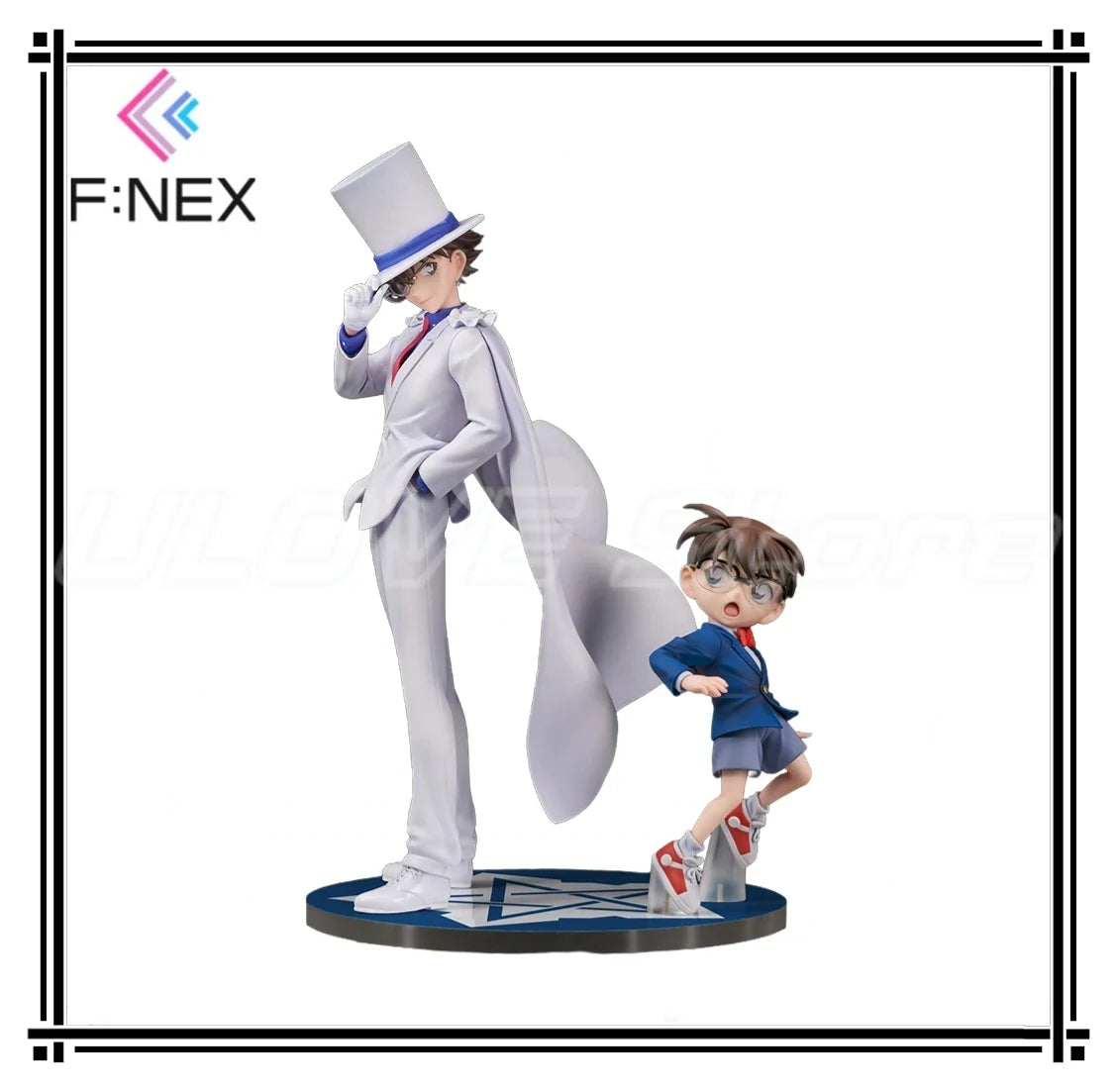 In Stock Original F:NEX DETECTIVE CONAN Kaitou Kid Conan Edogawa 1/7 Animation Figure Model Collection Gift Ornaments