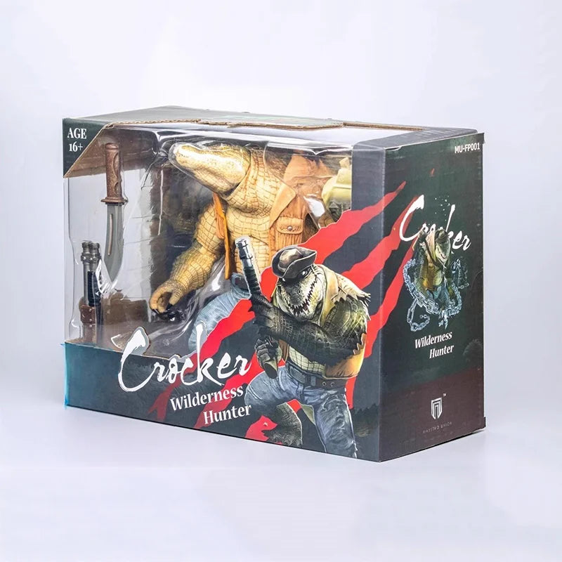 New In Stock Furay Planet Crocker Wilderness Hunter Mu-Fp001 Anime Figure Crocodile Hunter Action Figure Doll Toys Kids Gift