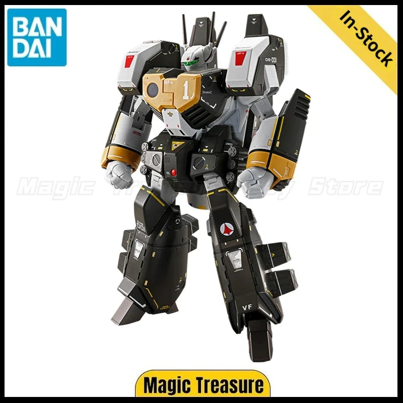 【In Stock】Original BANDAI SPIRITS DX Choujikuu Yousai Macross VF-1S Action Figure Ornaments Toys Gifts
