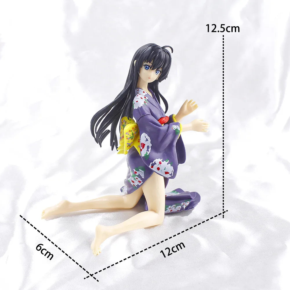 Japan New 24cm Yosuga no Sora Figure PVC Action Anime Doll Model Toys cute white suspender skirt Figure for girl gift