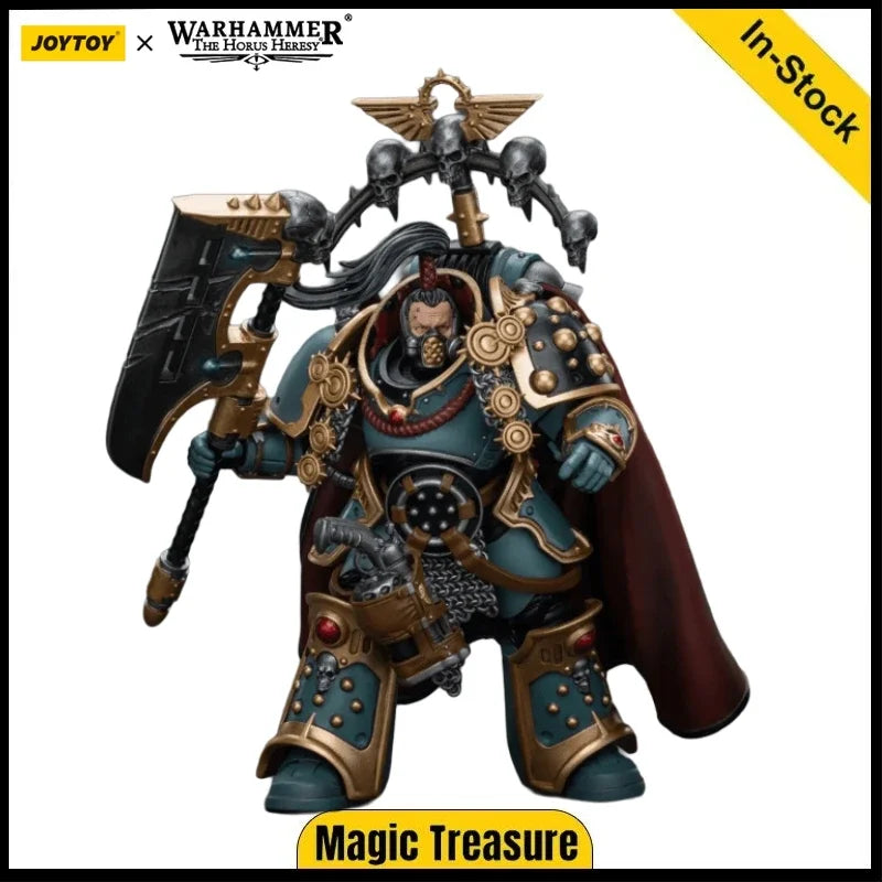 【In Stock】JOYTOY Warhammer 40K Sons of Horus Archon Equipped with Energy Ax Toy 1/18 Action