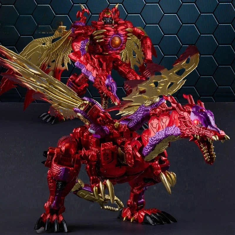 In Stock BMB Transformation Toy TAIBA RD-01 RD01 Extra Large TRANSMETAL 2 MG Red Dragon Battle Figure Model Collection Toy Gift