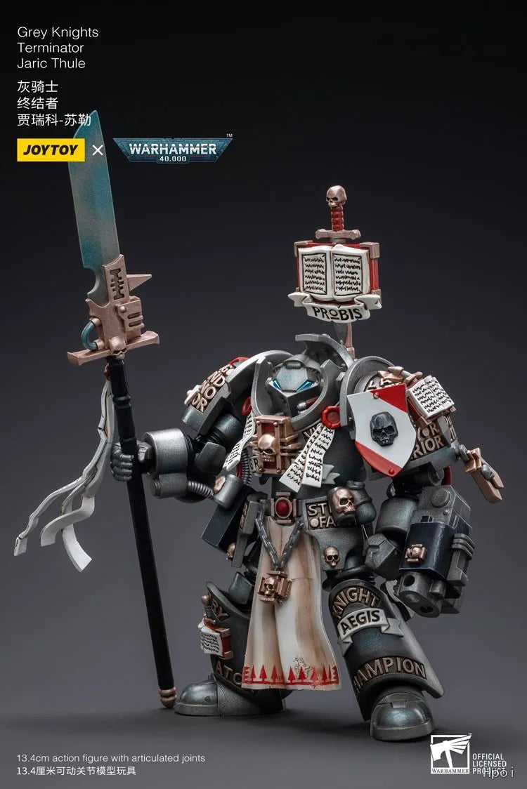 【Original】JOYTOY Warhammer 40K Grey Knights Terminator Jaric Thule 1/18 Action Figures Soldier Model