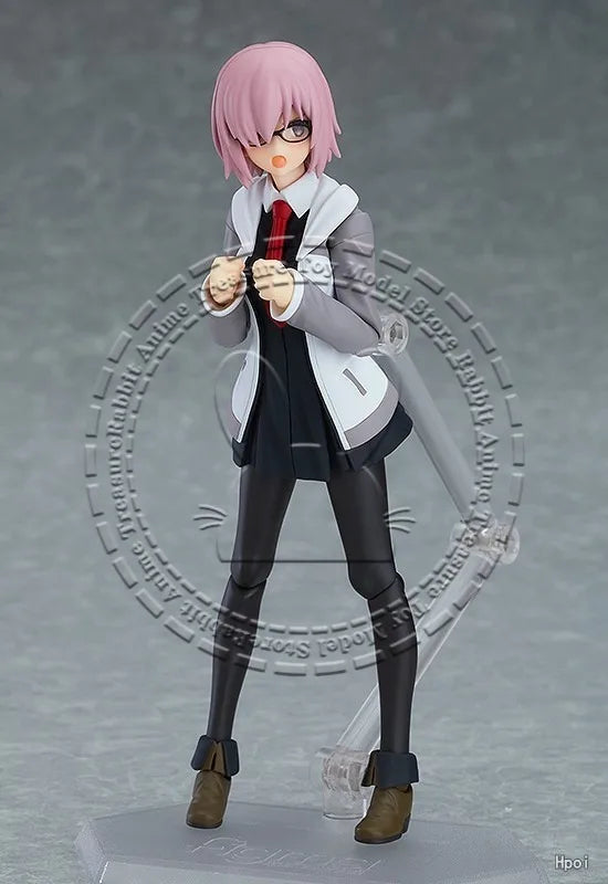 In Stock Original Genuine GSC figma Fate Grand Order Mash Kyrielight & Fou EX-51 Articulated Anime Figure Collectible Display