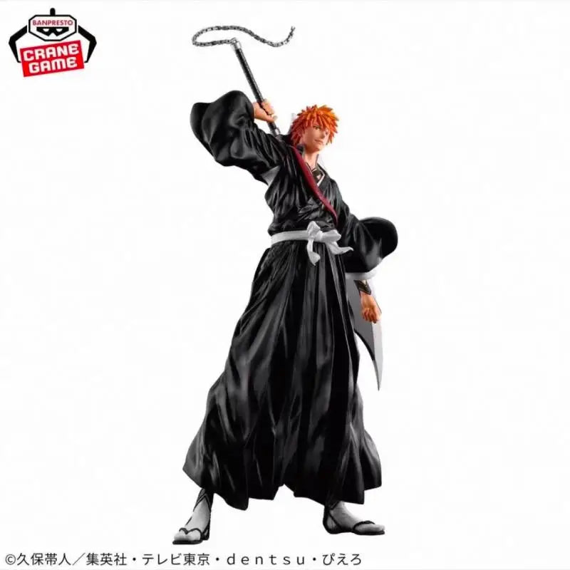 New In Stock Bandai Genuine BANPRESTO Grandista BLEACH Kurosaki Ichigo Anime Action Figure Collectible Model Toy Ornaments Gifts