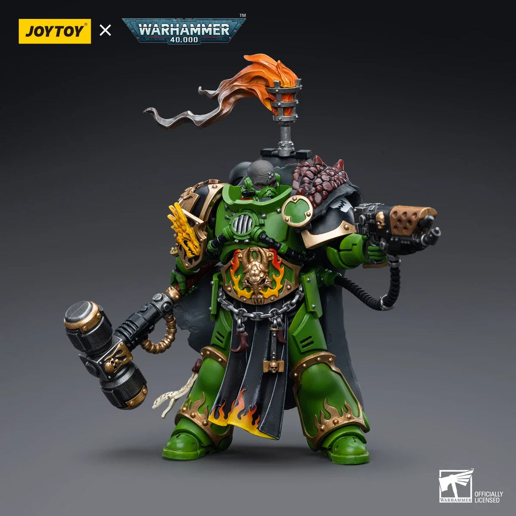 Pre-Order] JOYTOY Warhammer 40K Salamanders  Captain Adrax Agatone Eradicators Brother T'Kren Sergeant Bragar Action Figure Toys