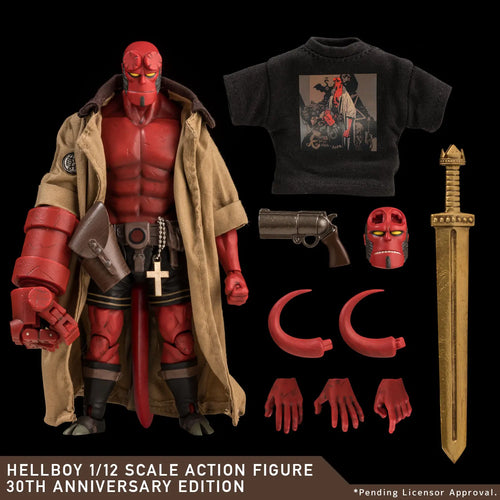 1000 Toys in Original Stock 1/12 Scale Japanese Version Hellboy Man Lobster Spiny Set 6-inch Male Soldier