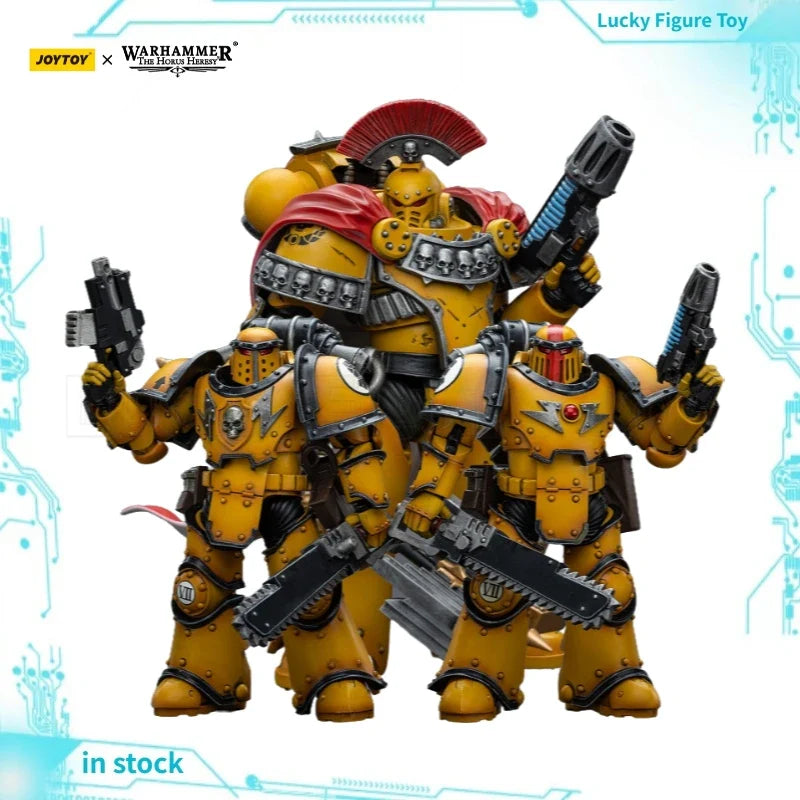 【Original】JOYTOY 1/18 Action Figure Warhammer 40K Imperial Fists Legion Chaplain Consul  Mklll Despoiler Legionaries Model Toy