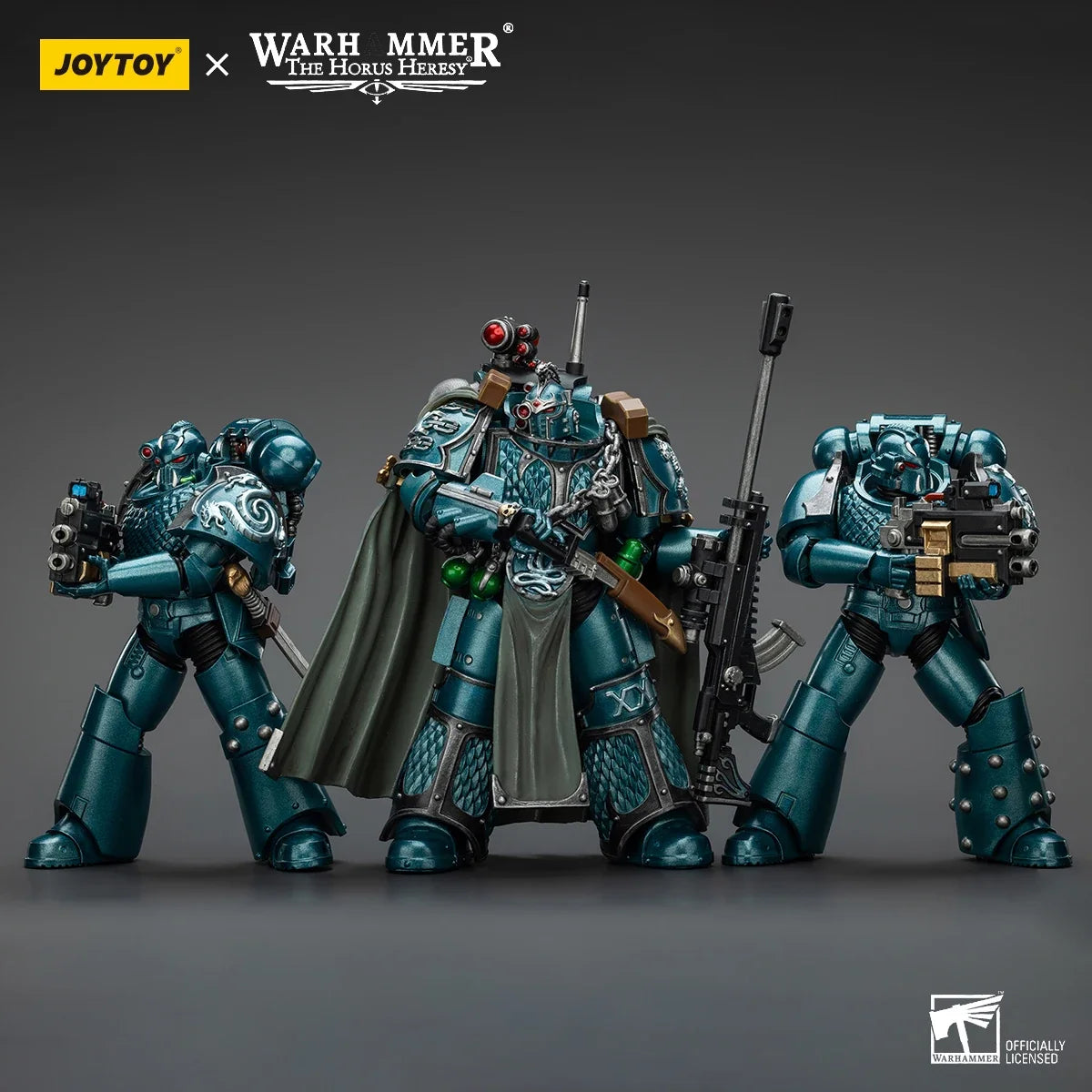 JOYTOY Warhammer 30K Alpha Legion Action Figure 1/18 Alpha Legion Alpharius Anime Figure Articulated Joints Collection Model Toy