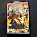 3D Uzumaki Naruto Figure LED Painting Poster Desktop Ambient Light For Children's Room Hanging Painting Decorative Picture