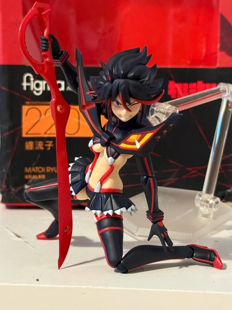 Figma 220 Action Figure Anime Kill La Kill Matoi Ryuuko Figma 220 Pvc Action Figure Collectible 14.5 Model Toy