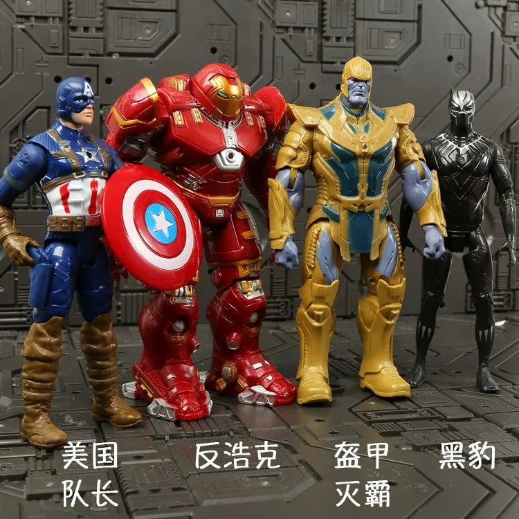 Avengers Hero Loki Spiderman Endgame Action Figure Ironman Thanos Antman Thor Model Props Collection Toy 15-17cm