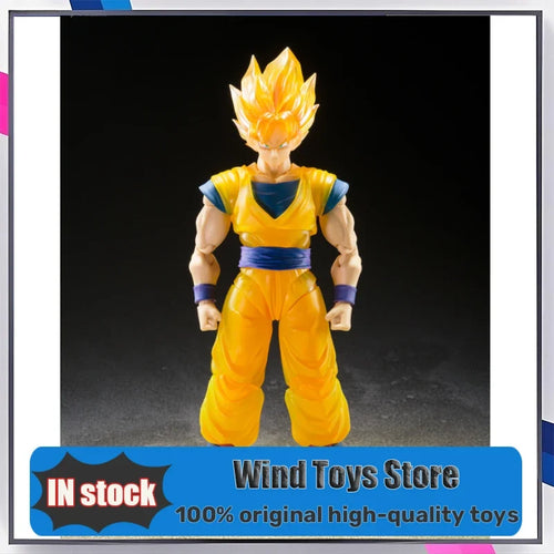 100% Original Tamashii Nations Store Bandai S.H.Figuarts Super Saiyan Goku Z Guerreros Shf Son Goku Dragon Ball Z