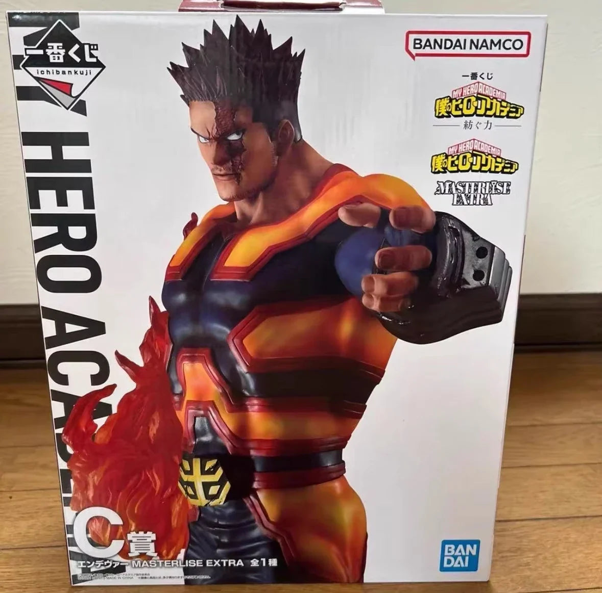 In Stock Original Bandai Ichiban Kuji My Hero Academia Izuku Midoriya Katsuki Bakugo Endeavor Hawks Anime Figures Model Gift