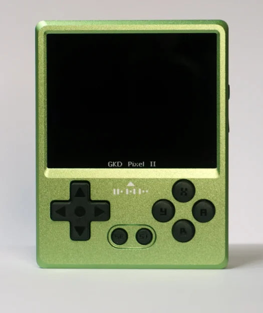 GKD Pixel2 Handheld Game Console Portable Retro Game Console 2.4" IPS Screen 640x480Ips Rk3326s Metal CNC Body Man Birthday Gift