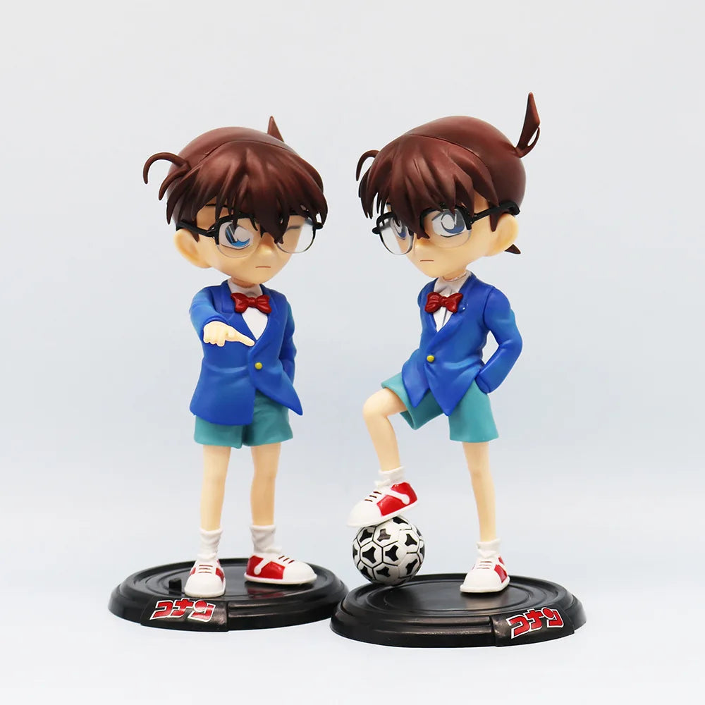 Hot 20cm Anime Detective Edogawa Kudou Shinichi Action figure PVC Figure Doll Collection Display Model Decoration Gift In Stock