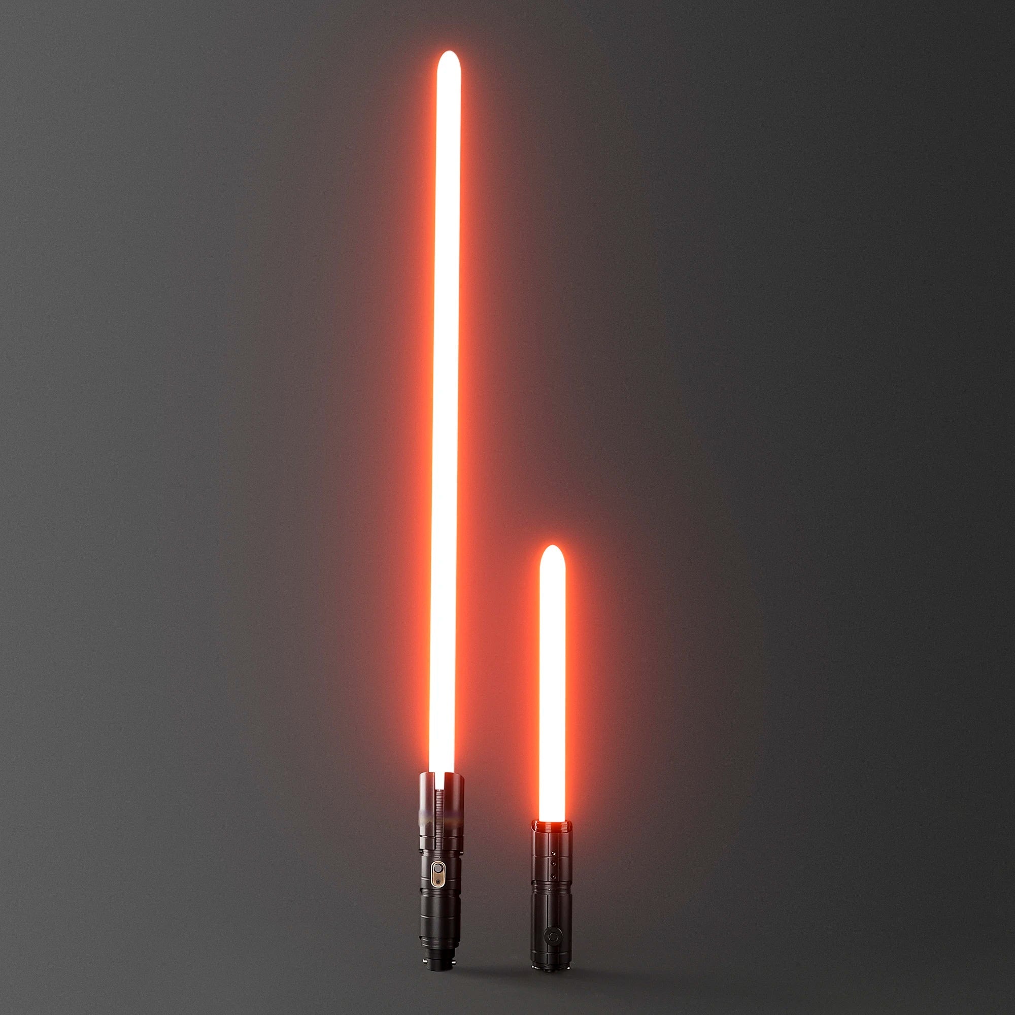 DamienSaber Qimir Lightsaber Force Heavy Dueling Detachable Light Saber Metal Hilt Infinite Color Changing with 34 Sound Fonts