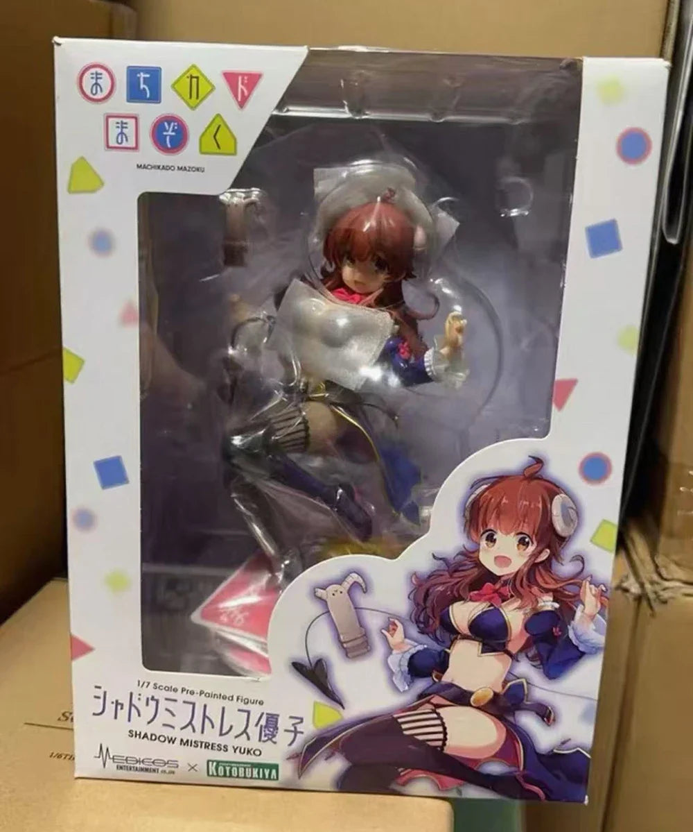 In Stock Original Kotobukiya Machikado Mazoku - Shadow Mistress Yuuko 1/7 Anime Figure Action Figure Model Decoration Gifts Toys