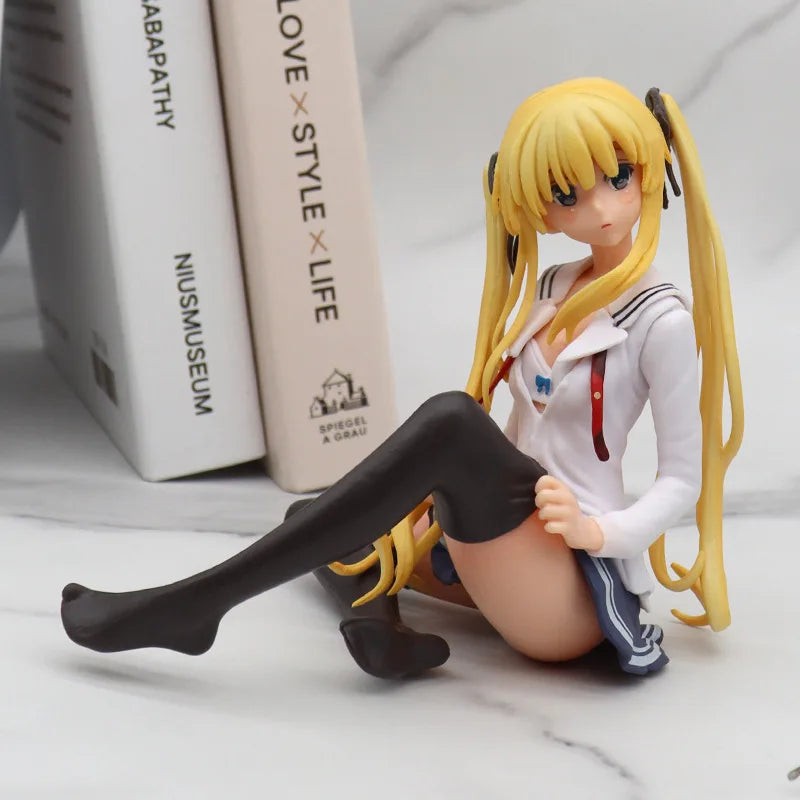 New Doll Model How To Raise A Boring Girlfriend Anime Girl Figure Eriri Spencer Sawamura Sitting Posture Car Decoration Toy Gift