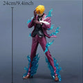 24cm 9.4 inch Anime Sanji Action Figures Pvc Statue Desktop Ornamen Collection Statue Model Decoration Room Desk Toys Children G