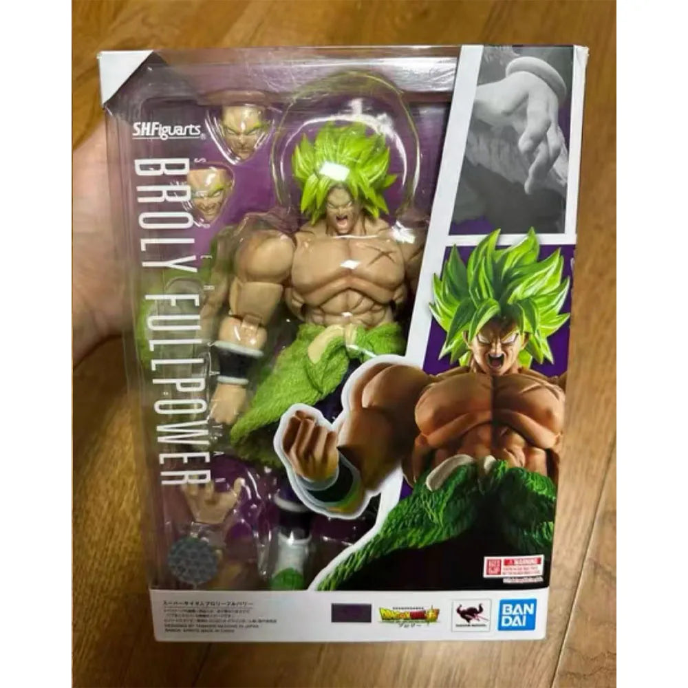 100% Authentic In Stock Bandai S.H.Figuarts Dragon Ball Super Saiyan Broly Full Power Anime Action Figure Collection Model Toy