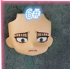 Genuine Attack on Titan Q version Mikasa Eren Levi face parts