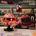 In Stock Bandai Char's Zaku Helmet, BN HEAD Oversized LED Light Up Collectible, Gundam Anime Decor Gift for Men