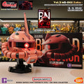 In Stock Bandai Char's Zaku Helmet, BN HEAD Oversized LED Light Up Collectible, Gundam Anime Decor Gift for Men