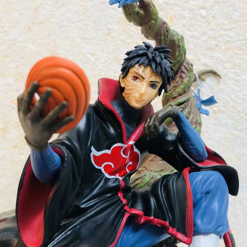 NARUTO Uchiha Obito Action Figure GK PVC Anime 31cm Collection Doll Ornament Akatsuki Tobi Replaceable Parts Statue Model Toys