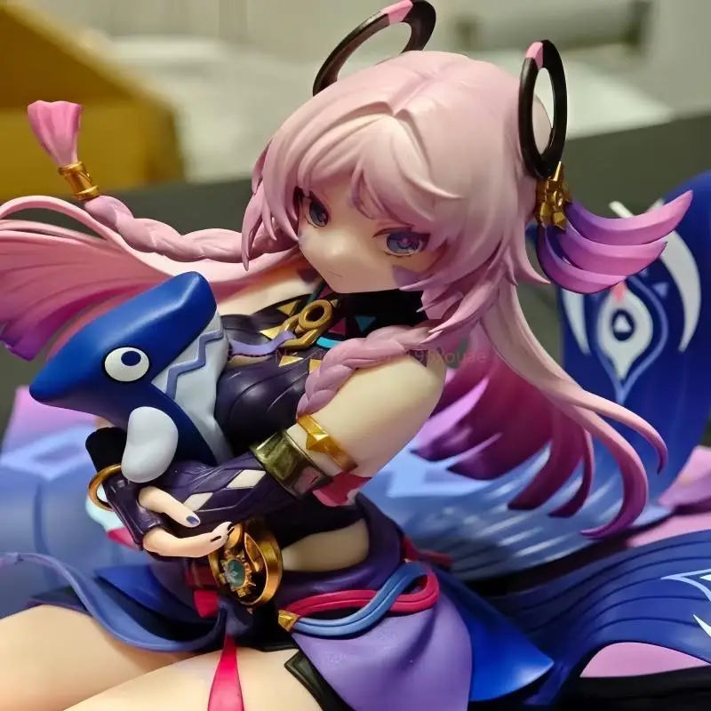 Myethos & Genshin Impact Official 1/8 Scale Handmade Sitarali White Star Obsidian Ver. Anime Desktop Decoration Collectible