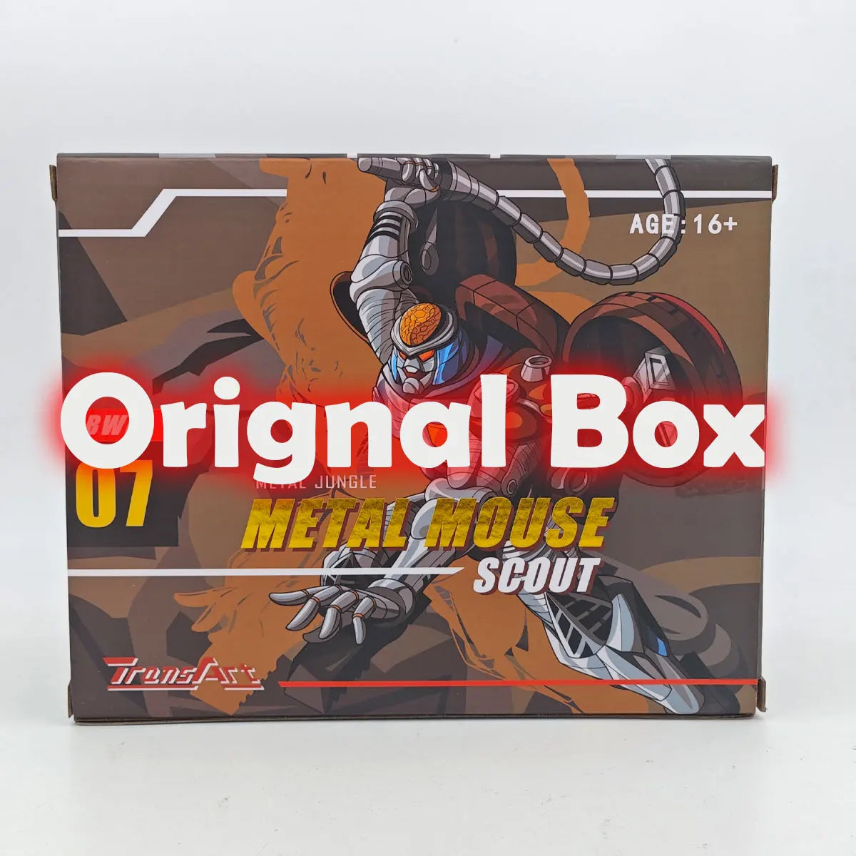 TransArt Toys TA BWM-07  TA METAL Rattrap Beast Wars BW Transformation Action Figure