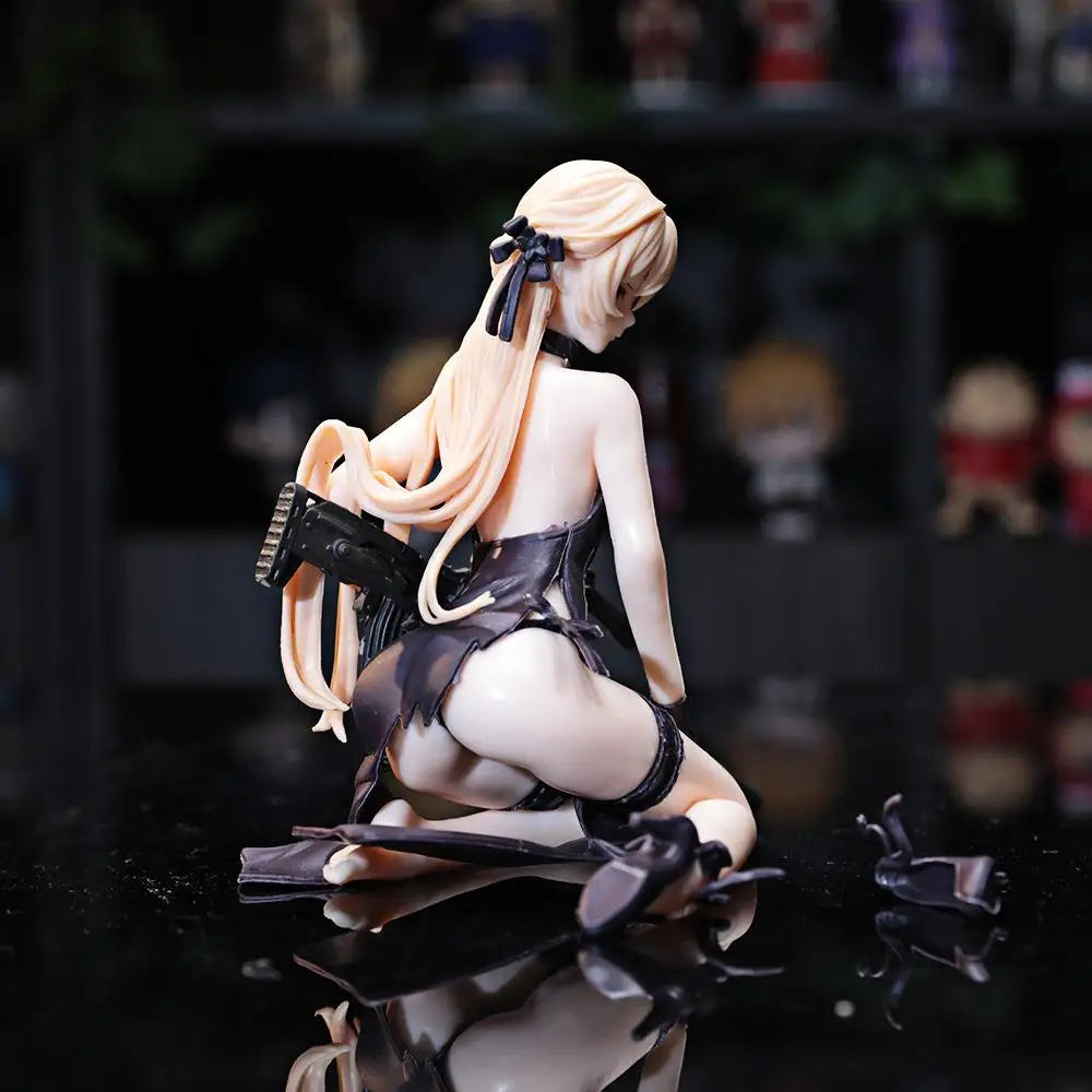 Girls Frontline Ots-14 Figure Sitting Posture Sexy Girl Anime Figurine Pvc Models Gk Statue Collectible Toy Decoration Kids Gift