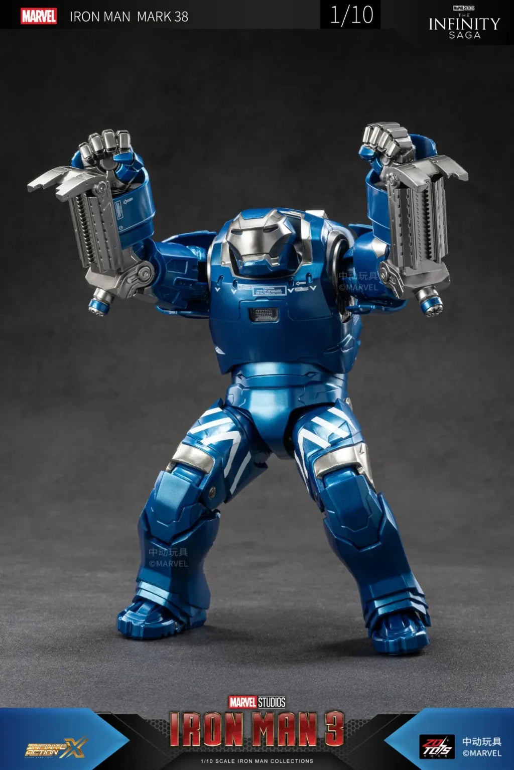 ZDTDS Original Iron Man Igor MK38 MK37 MK27 Hammerhead Marvel Legend Avengers Action Figure Joint Movable Collect Toy Gift
