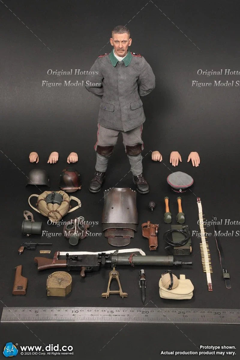 In Stock DID D11015 1/6 Scale Male Soldier Arthur MG08 Machine Gunner Full Set 12-inches Action Figure Model Doll Gifts