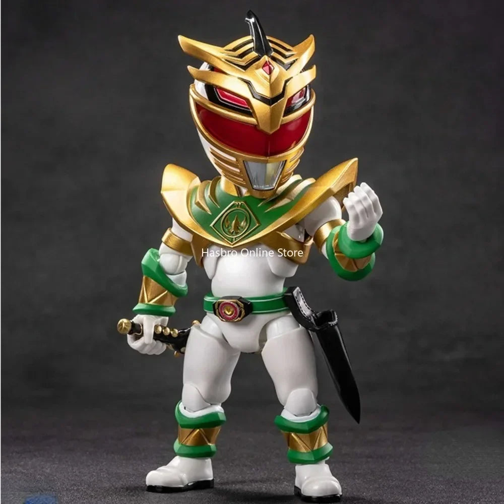 Hasbro & Innovation Point Power Rangers Green Ranger Lord Drakkon Dino Fury Collectible 13.5cm Q Action Figure Xmas Gift 500350