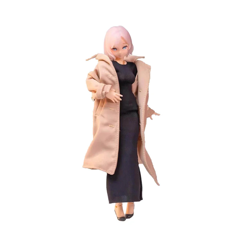 Machine Girl 1/12 Windbreaker Suit Suitable Kotobukiya Snail Shell Toys Clothes
