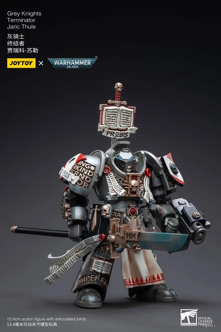 【Original】JOYTOY Warhammer 40K Grey Knights Terminator Jaric Thule 1/18 Action Figures Soldier Model