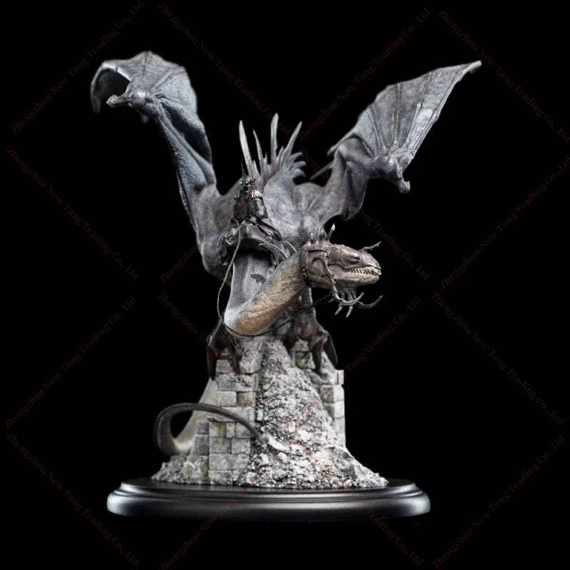 Original Witch-king of Angmar Nazgul Dragon Fell Beasts Statue Open Version Figure Model Collection Desktop Scene Ornament Gift